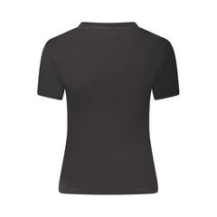 Tommy Hilfiger Black Cotton Women T-Shirt