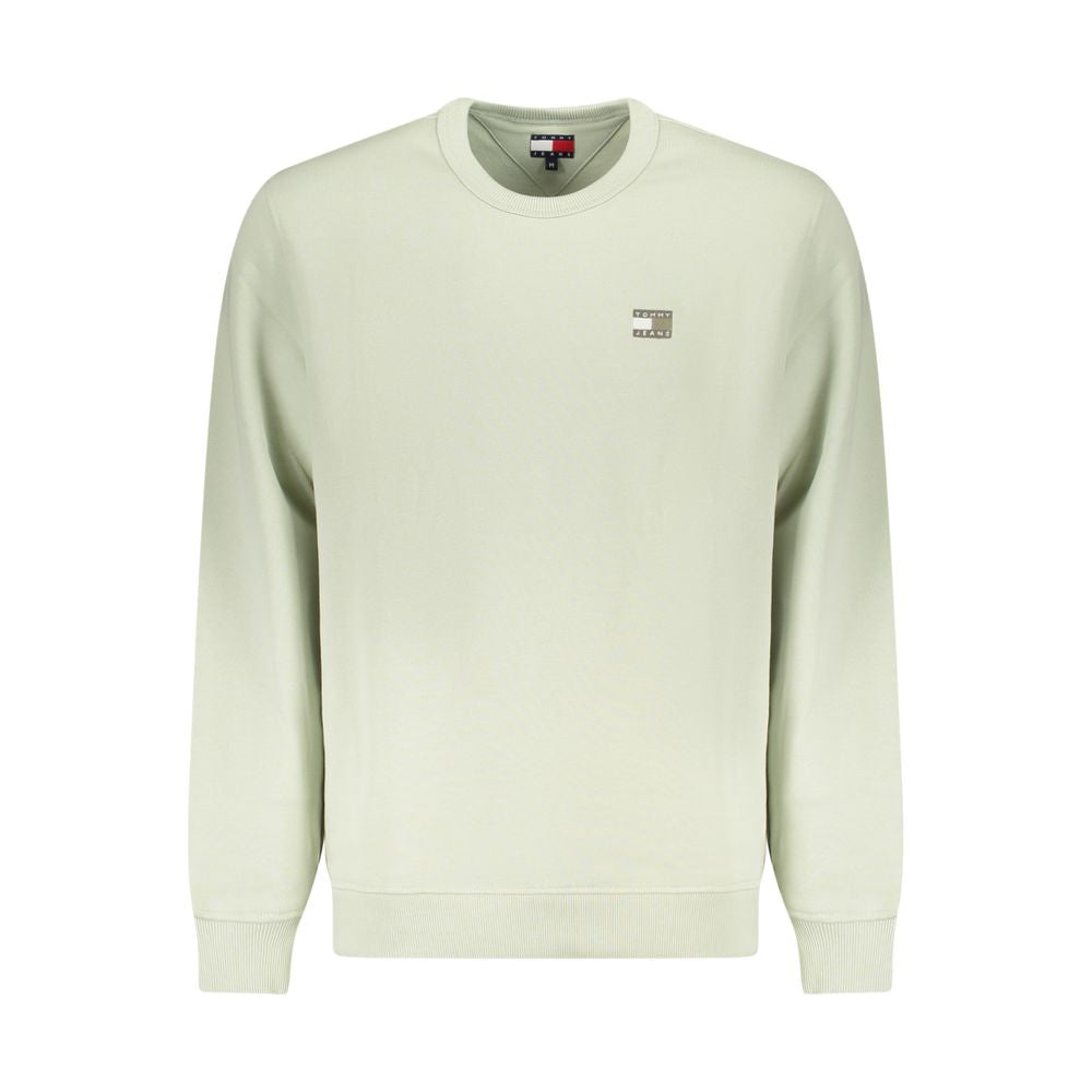 Tommy Hilfiger Green Cotton Men Sweater