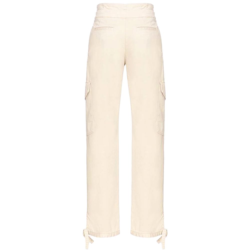 Hvite bomullsjeans og -bukser