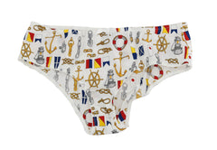 Dolce & Gabbana Underwear Sailor Print Silk Bottoms