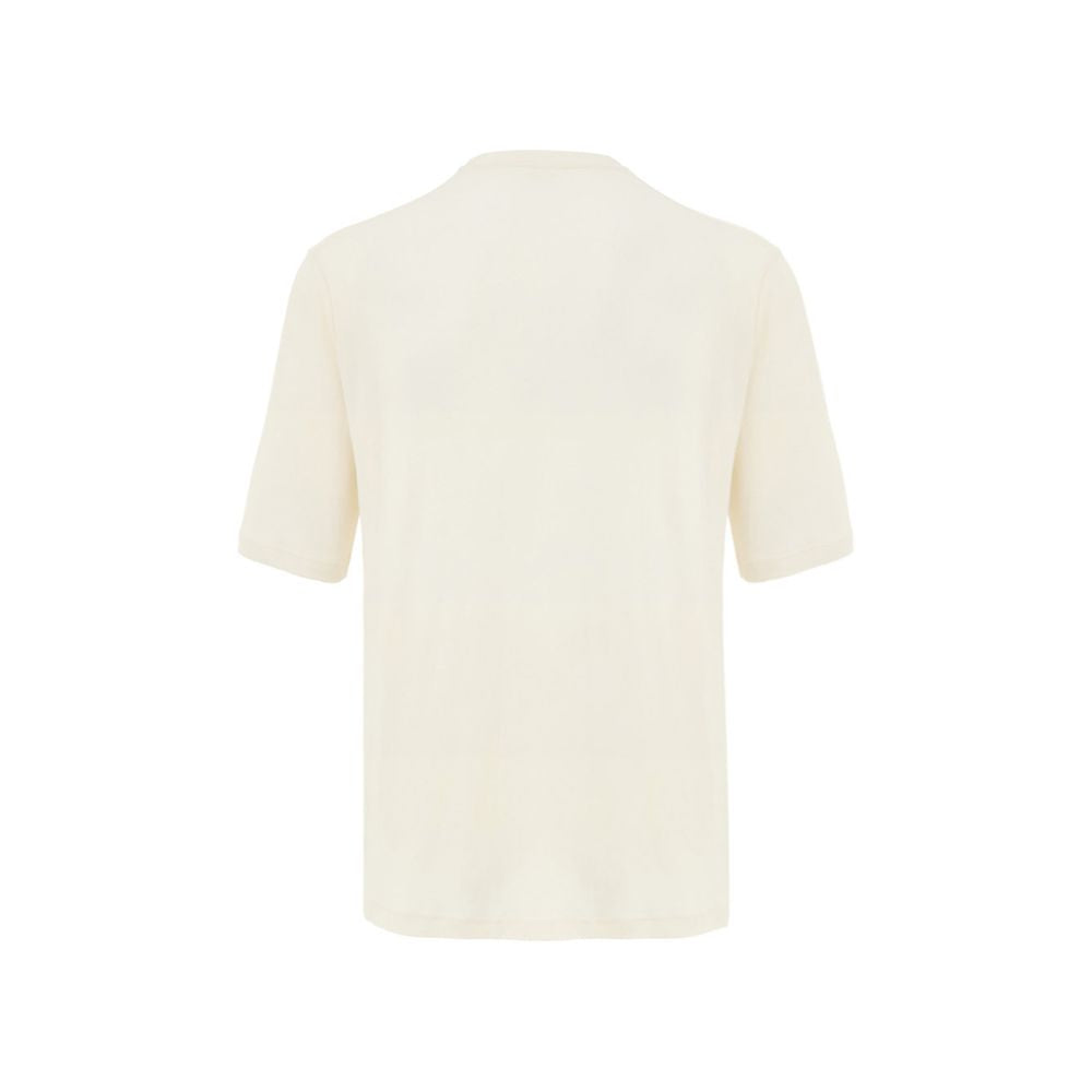 Beige bomull lång