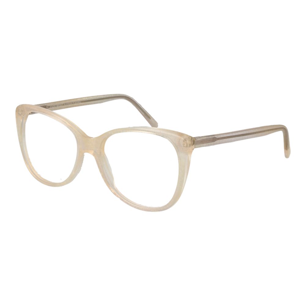 Cremefärgade unisex glasögonbågar