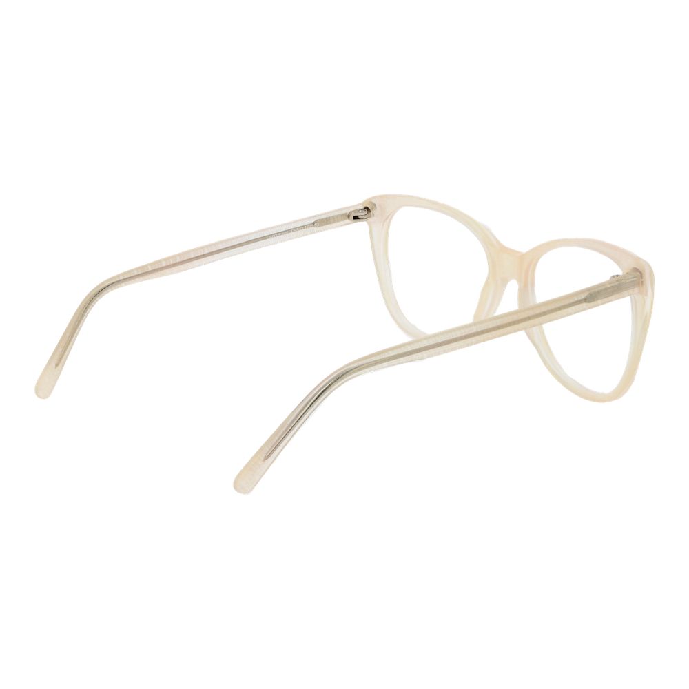 Cremefärgade unisex glasögonbågar