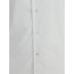 Finamore White Cotton Dress Shirt
