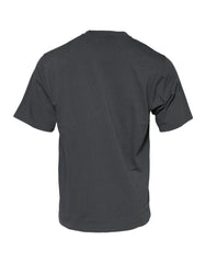 Dolce & Gabbana Gray Logo Graphic Cotton Crew Neck T-shirt