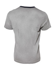 Dolce & Gabbana Gray DG Graphic Print Cotton Crewneck T-shirt