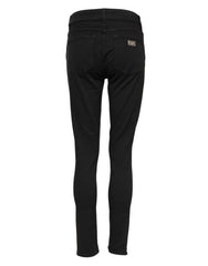 Dolce & Gabbana Black Cotton Skinny Mid Waist Denim Jeans