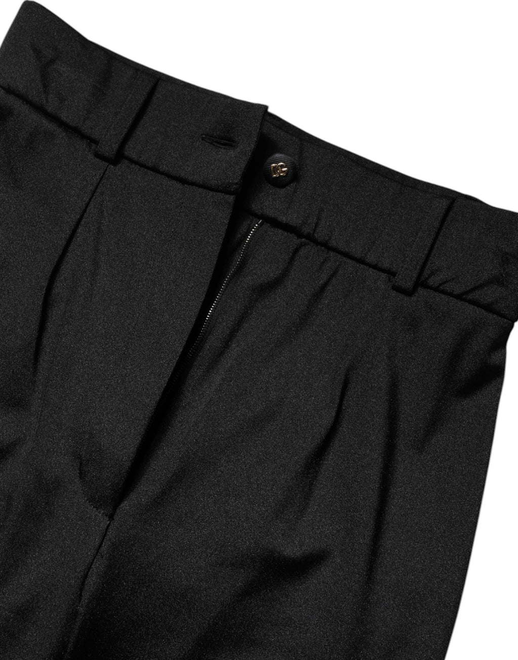 Svarte nylonleggings stretchbukser 