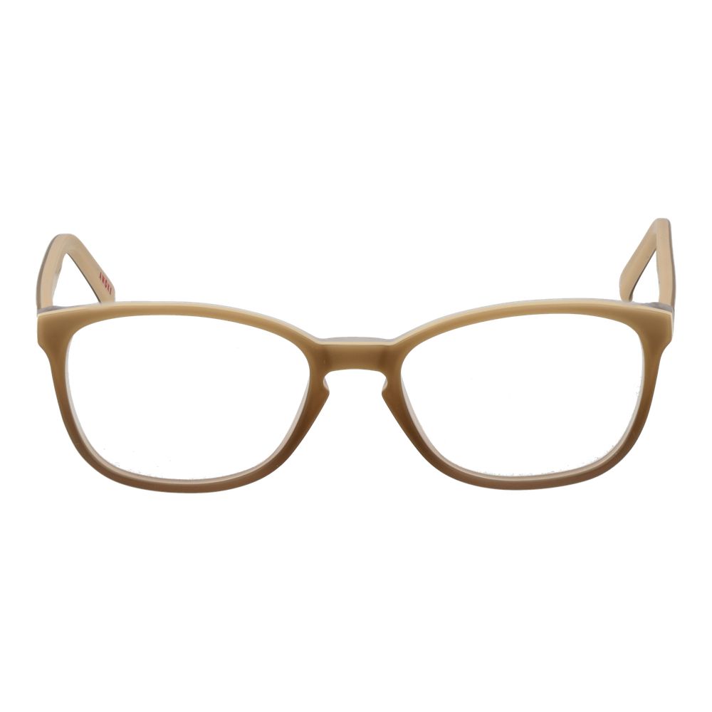 Beige unisex glasögonbåge