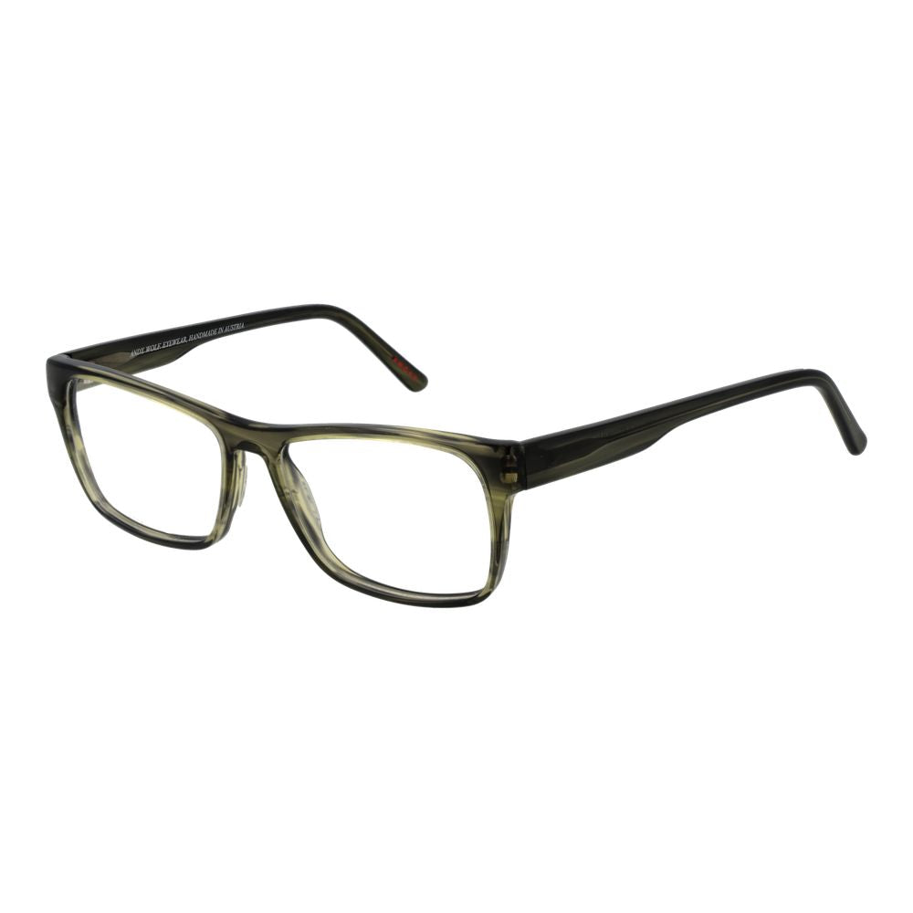 Grön unisex glasögonbåge