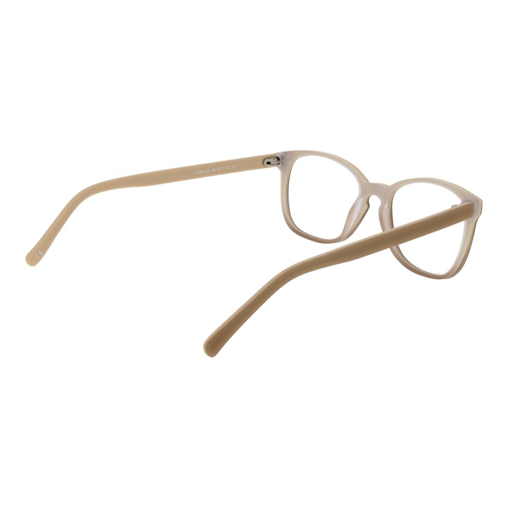 Beige unisex glasögonbåge