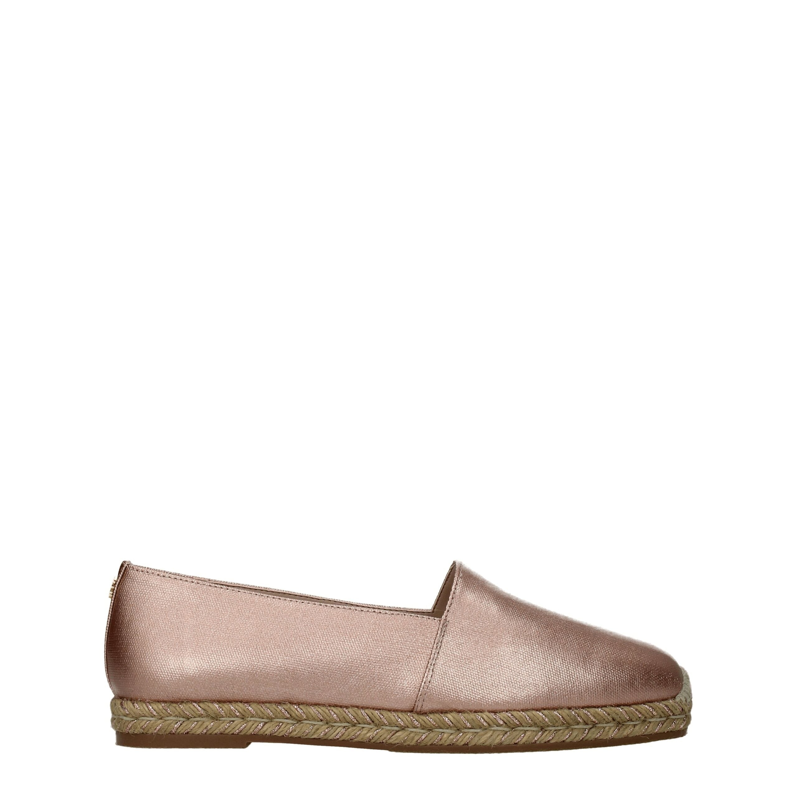 Rosa espadriller i tyg