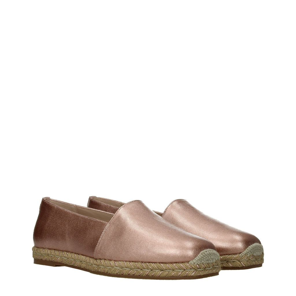Rosa espadriller i tyg