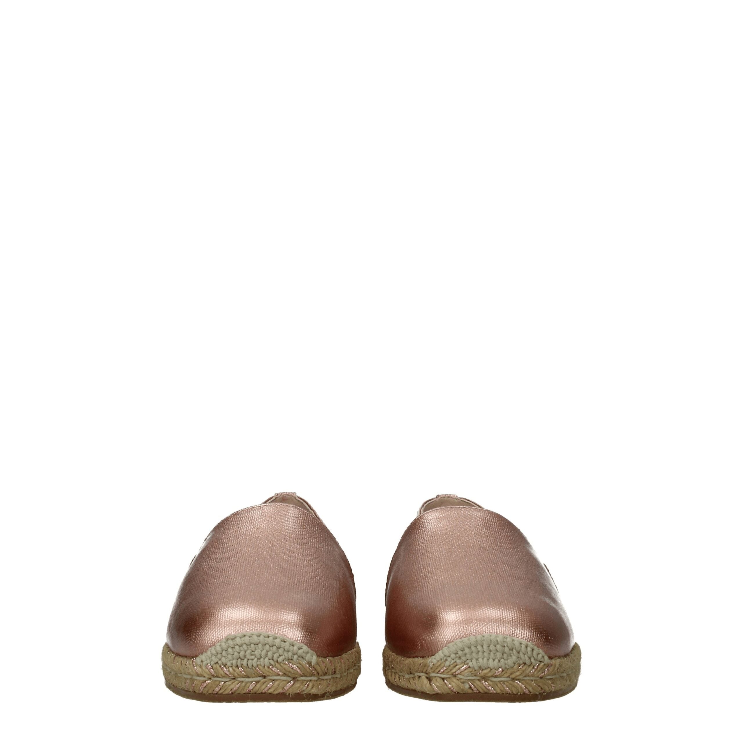 Rosa espadriller i tyg