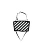 Off-White Black Cotton Facemasks