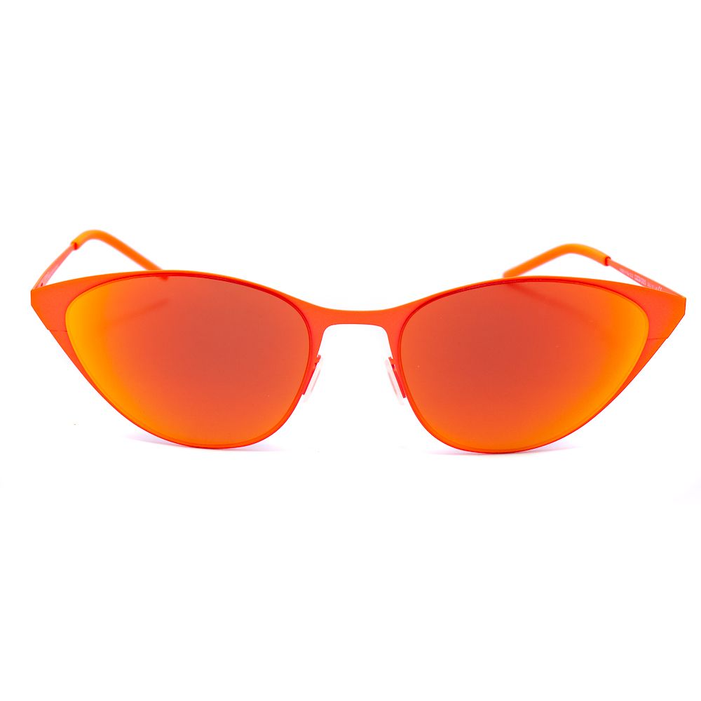 Orangea metall solglasögon