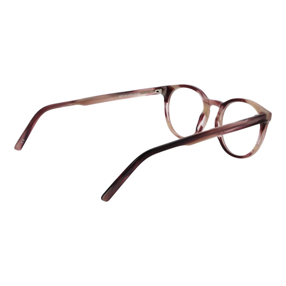 Rosa unisex glasögonbåge