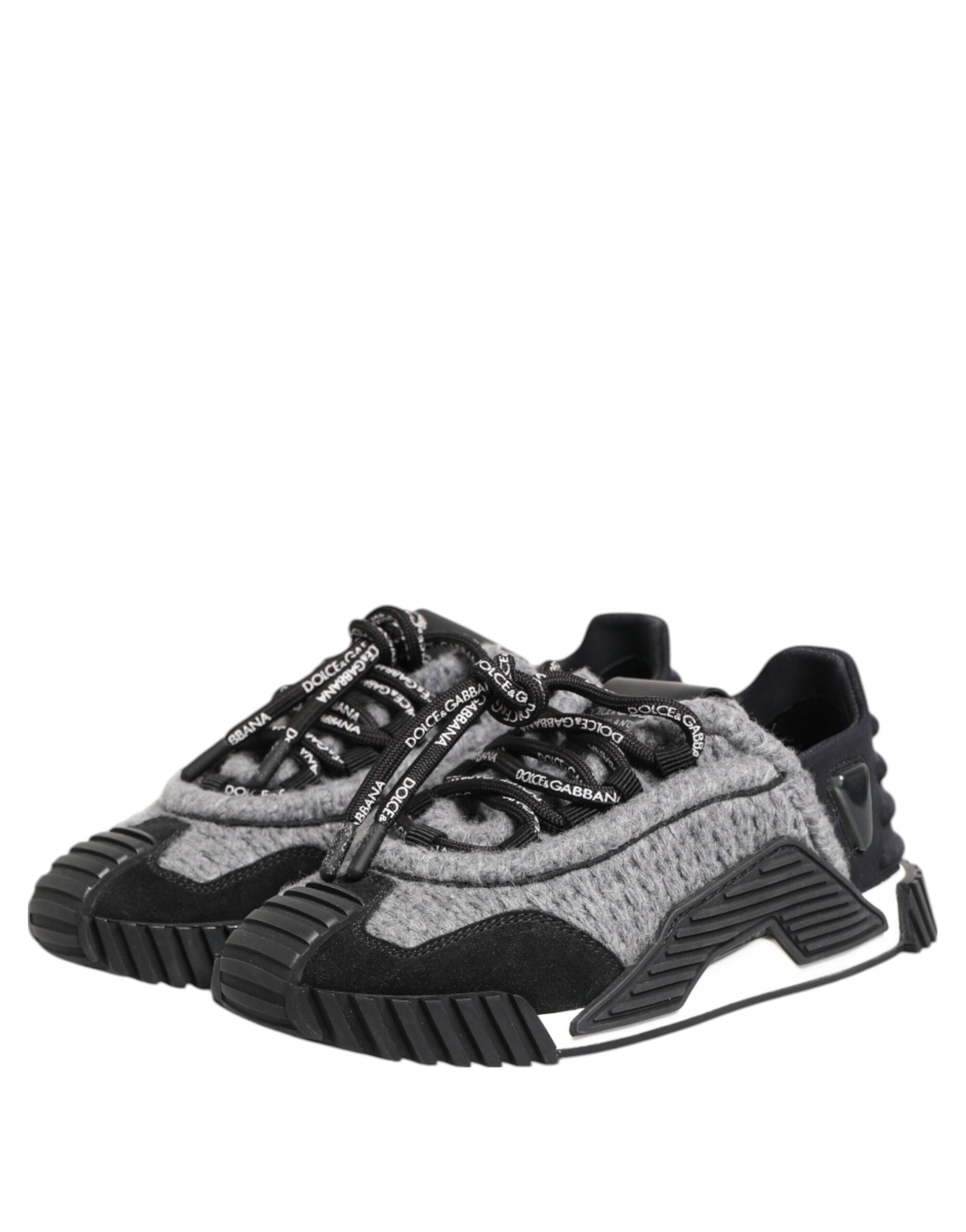 Svarte Grå NS1 Lave Sneakers Sko