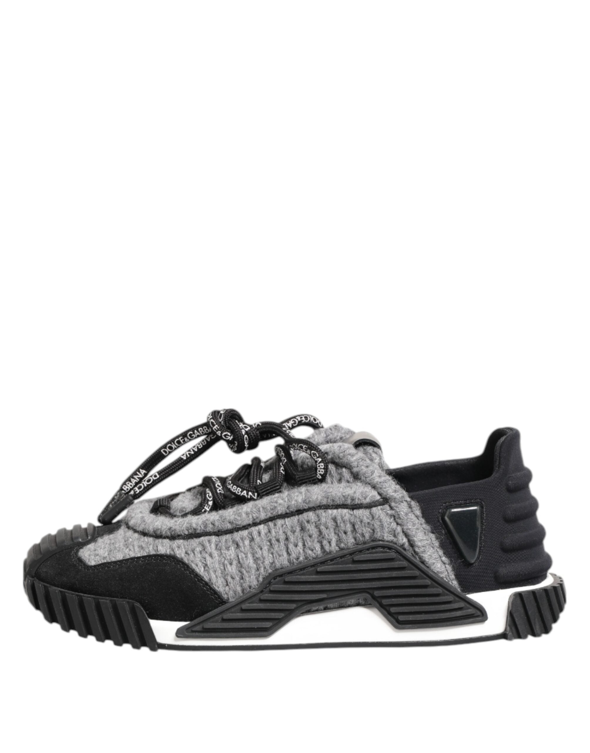 Svarte Grå NS1 Lave Sneakers Sko