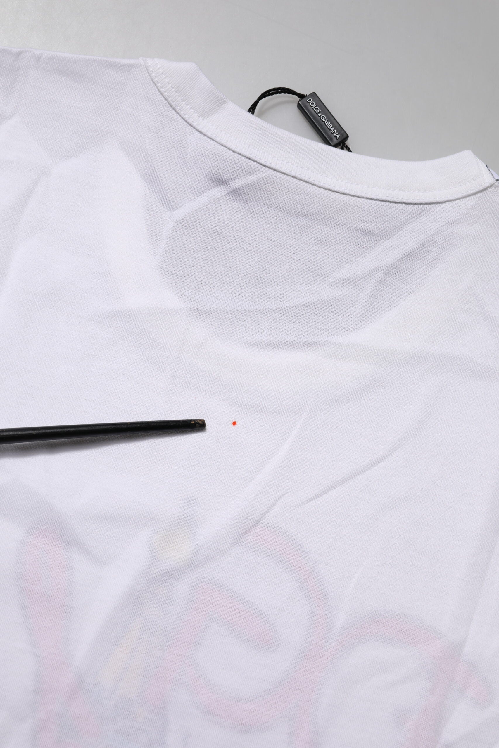 Dolce & Gabbana White DG Loves Moscow Crew Neck T-shirt