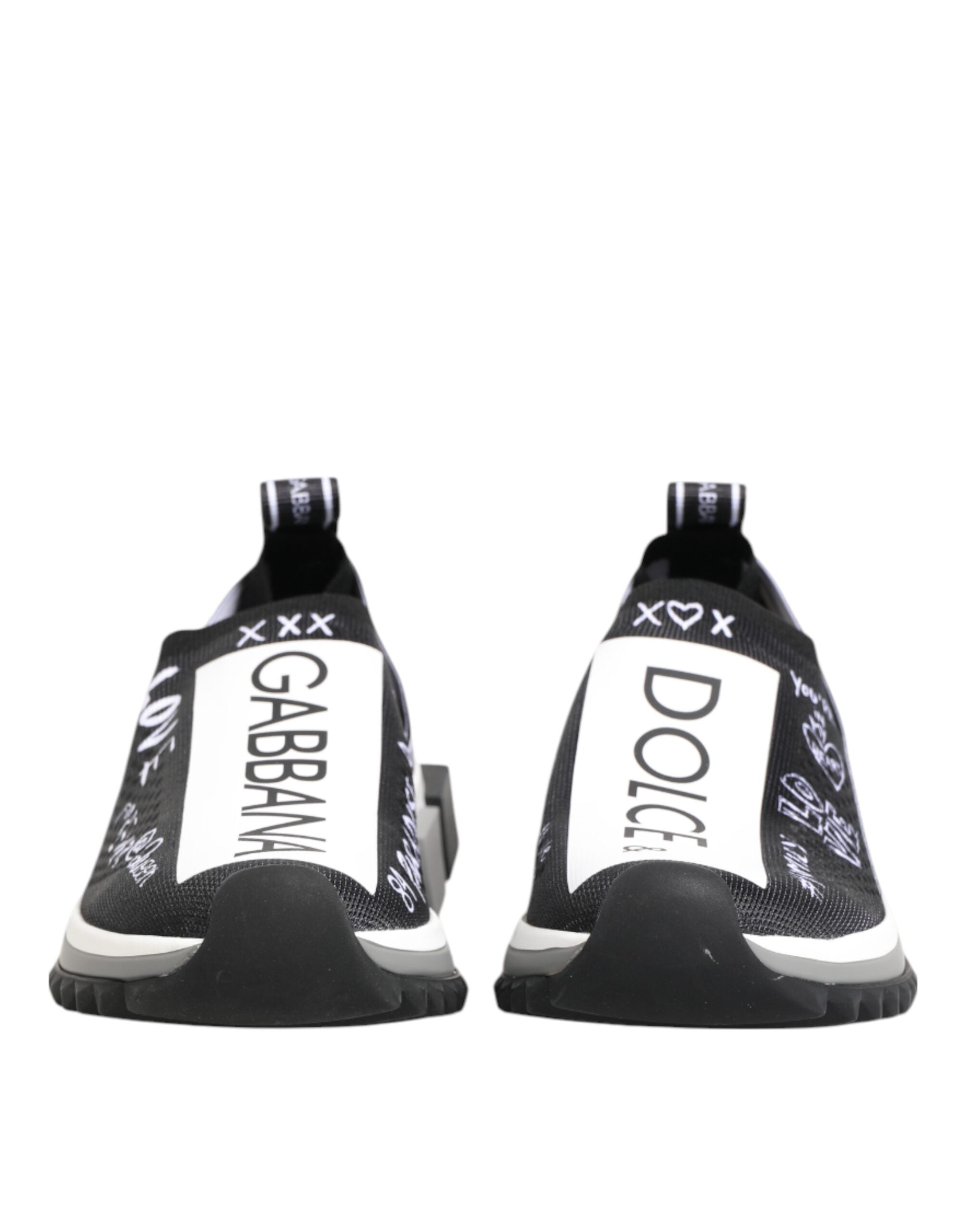Svarta Vita Sorrento Låga Sneakers Skor
