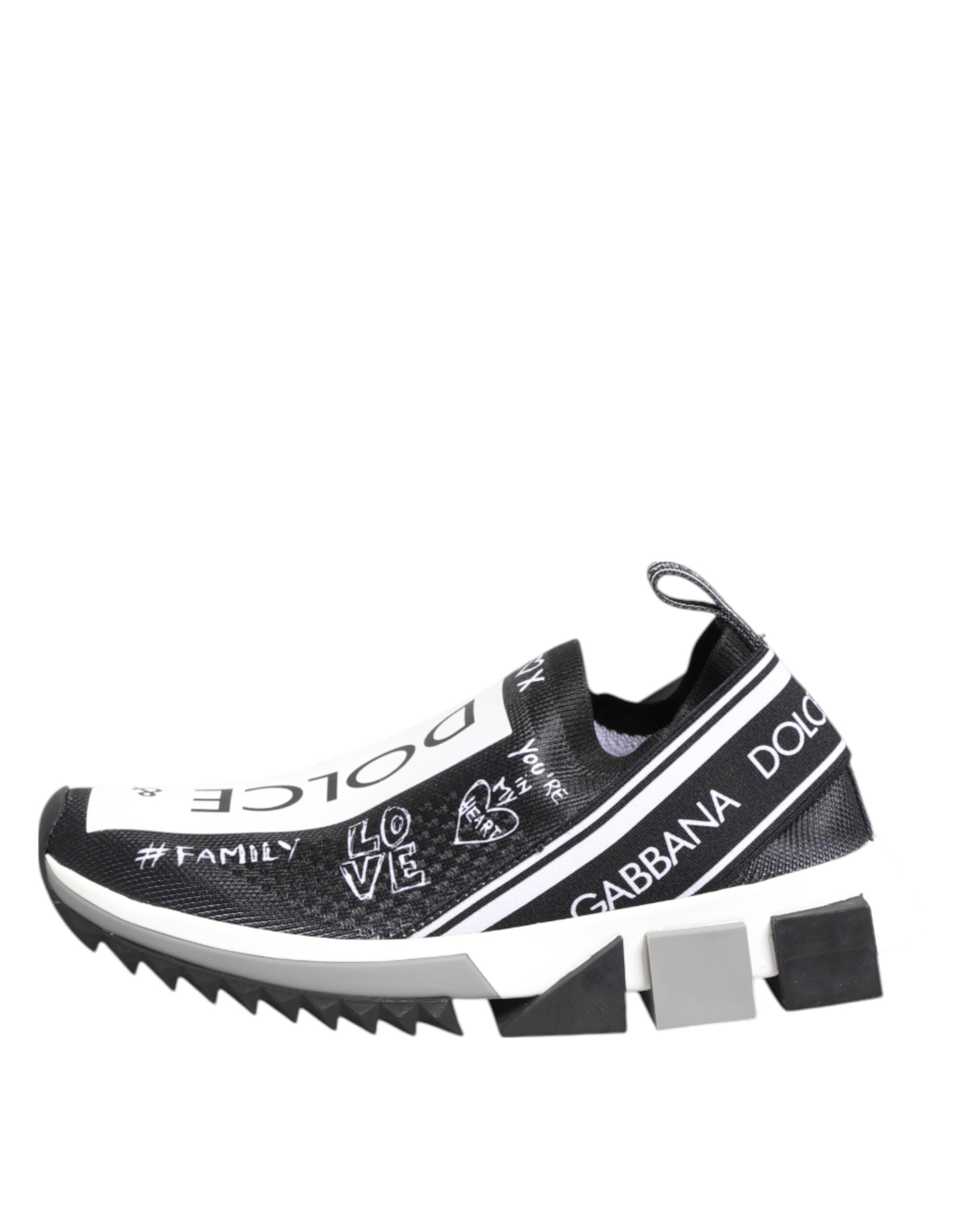 Svarta Vita Sorrento Låga Sneakers Skor