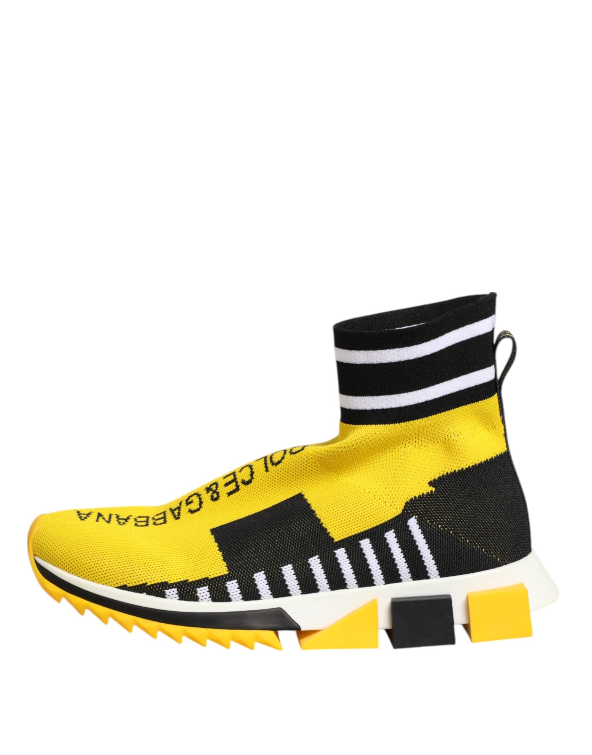 Gula Svarta Sorrento Strumpor Sneakers Skor