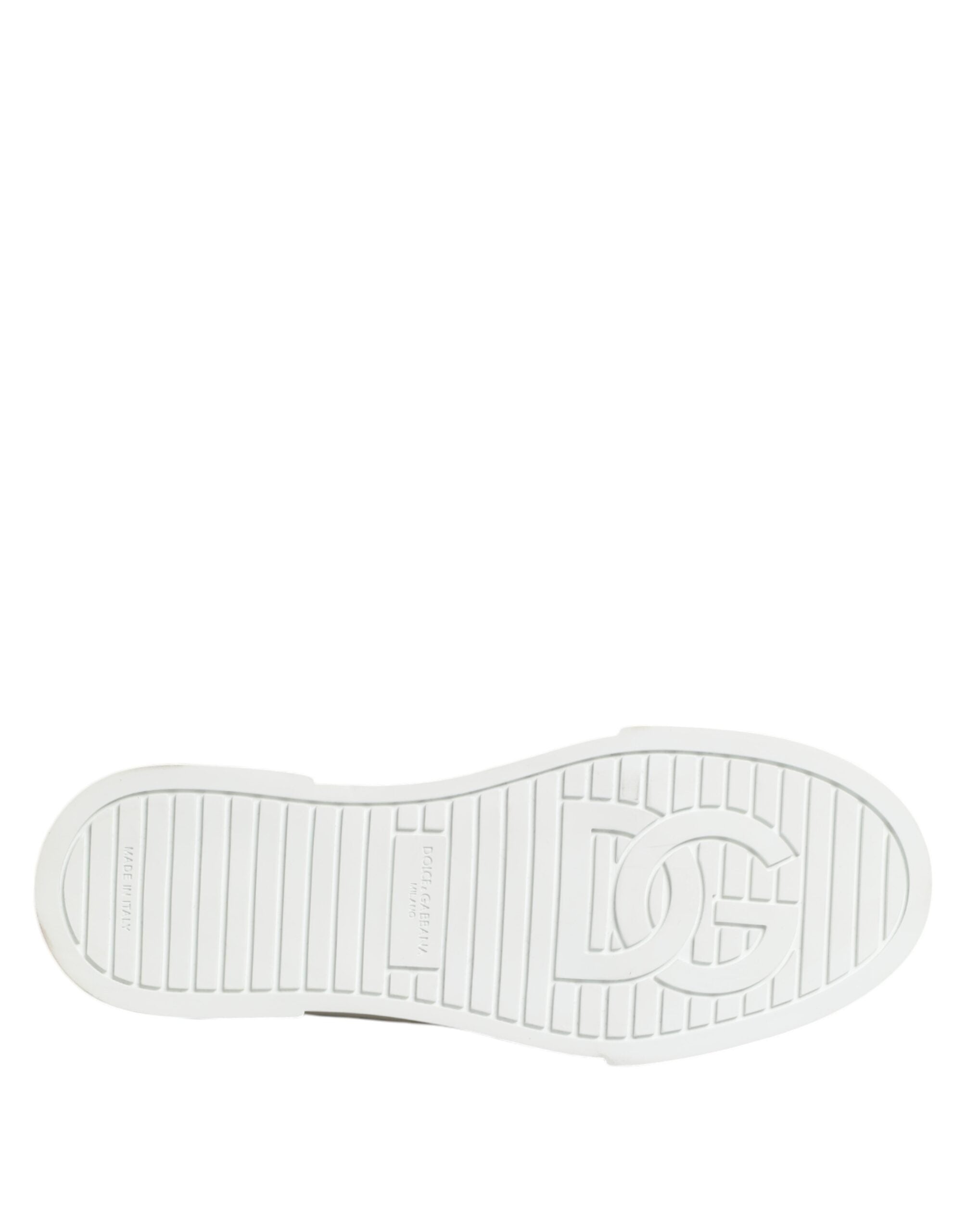 Vita Rosa Låga Sneakers i Canvas
