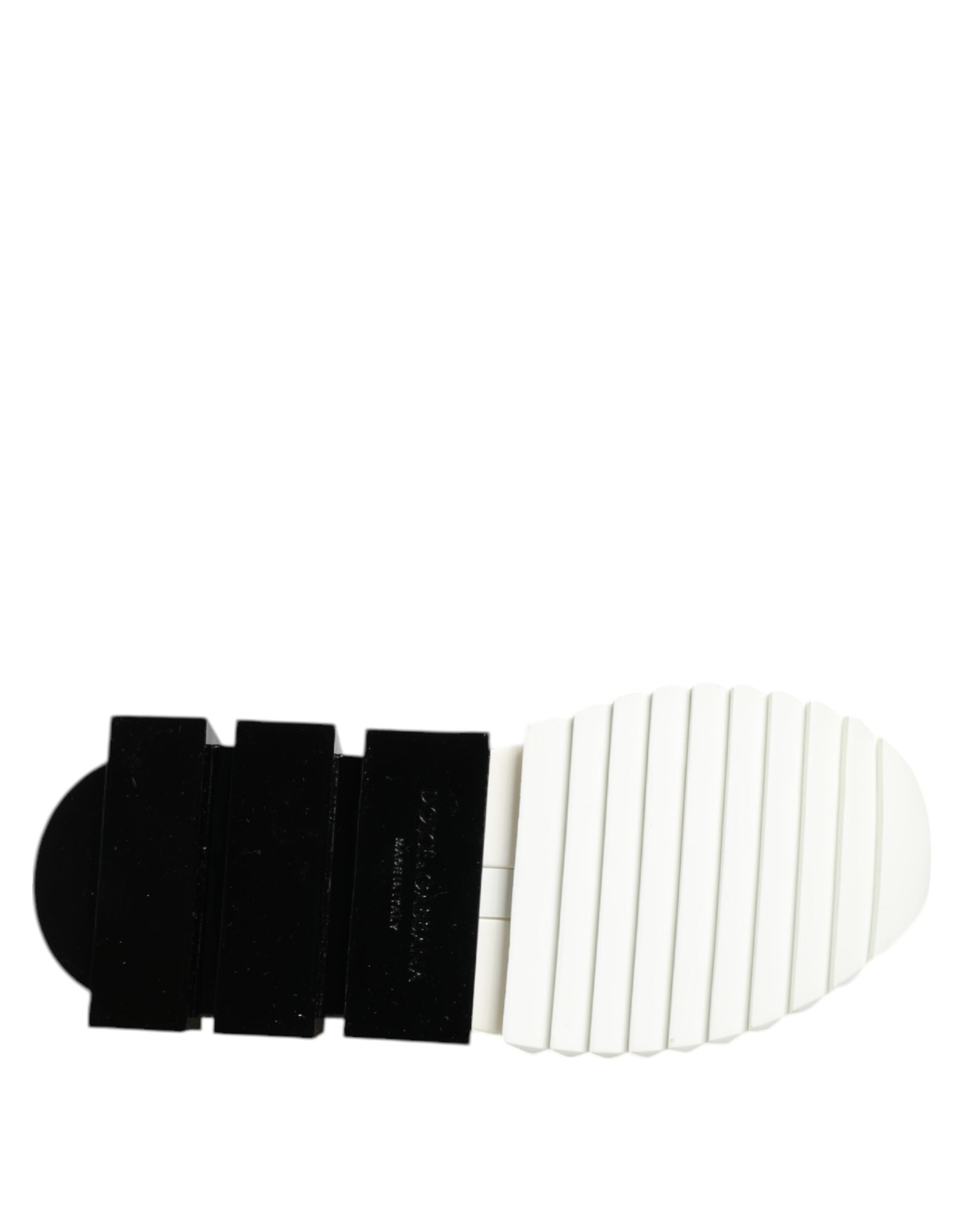 Vita Svarta Låga Sorrento Sneakers Skor