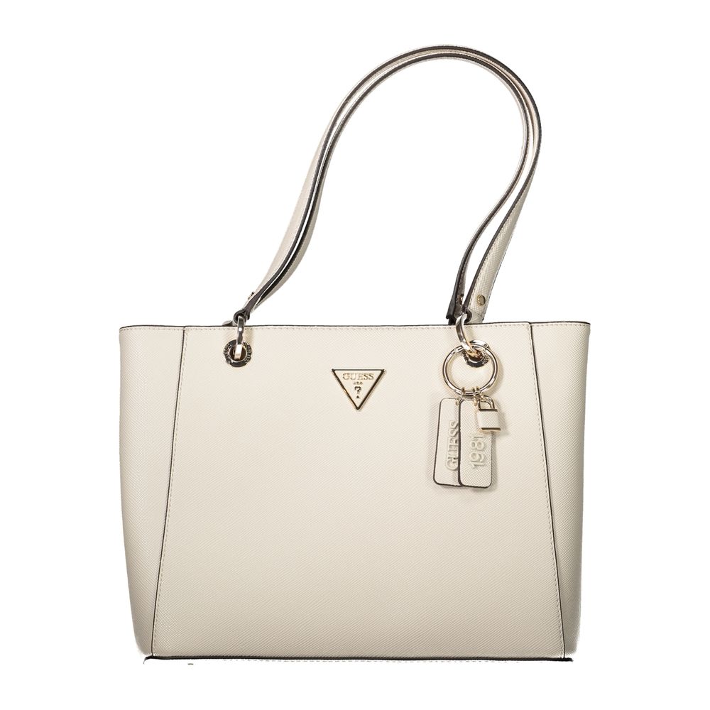 Beige polyetylen-veske