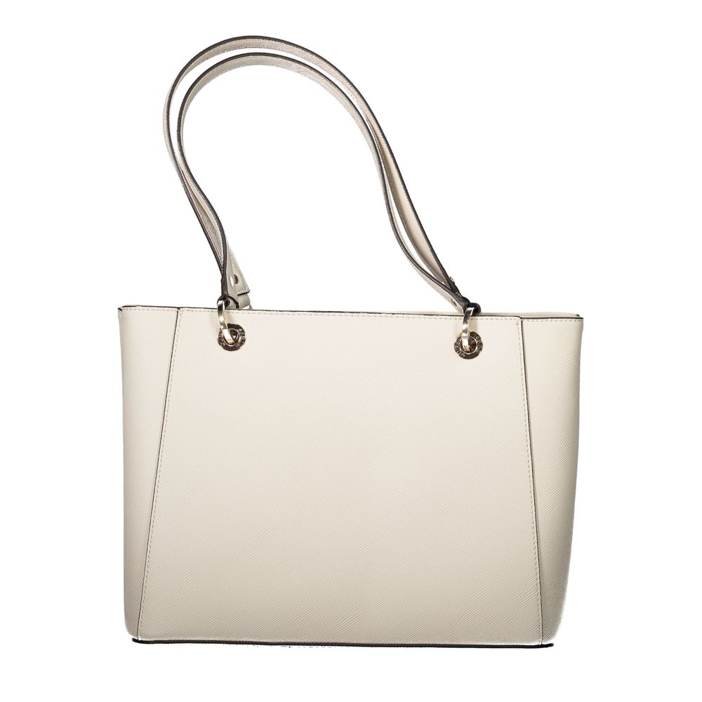 Beige polyetylen-veske
