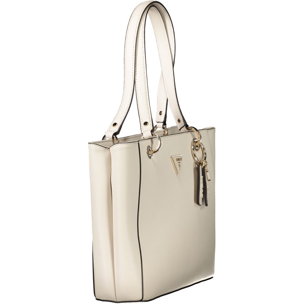 Beige polyetylen-veske