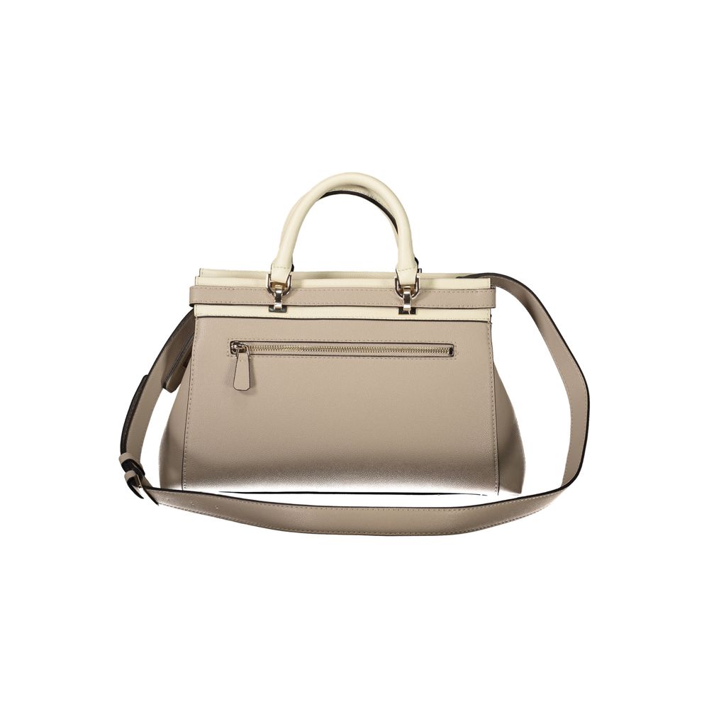 Beige polyetylen-veske
