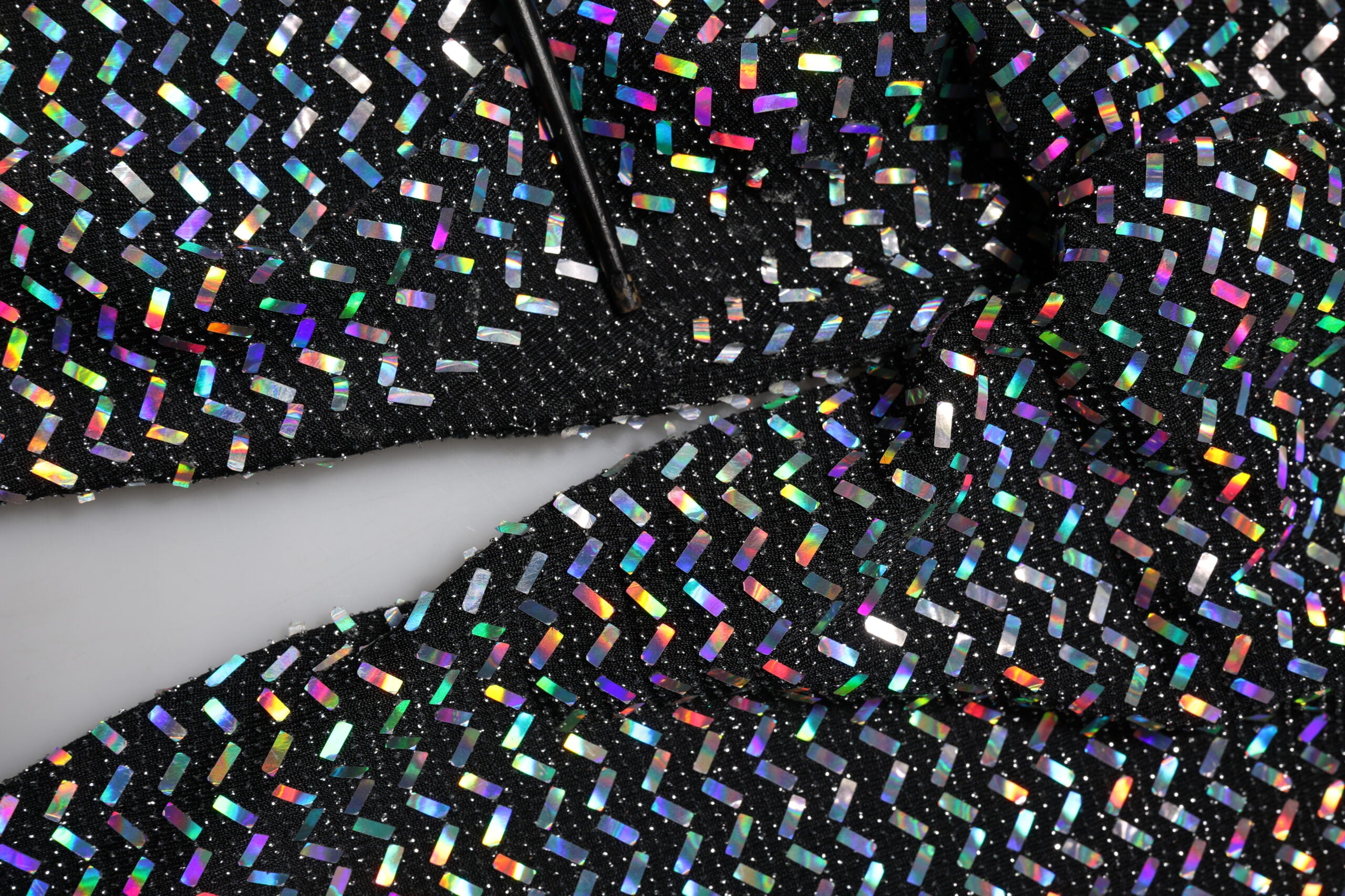 Flerfärgade paljettbesatta leggingsbyxor