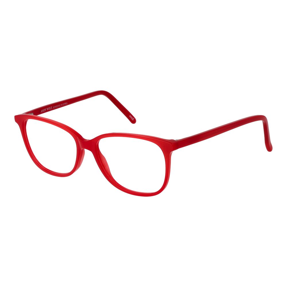 Röd unisex glasögonbåge