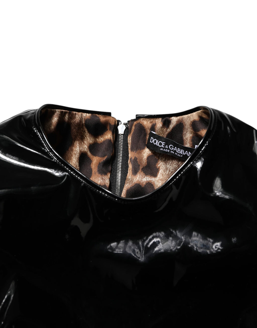Svart Bodycon-kjole med puffermer