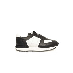 Cerruti 1881 Black Calfskin Men Sneaker