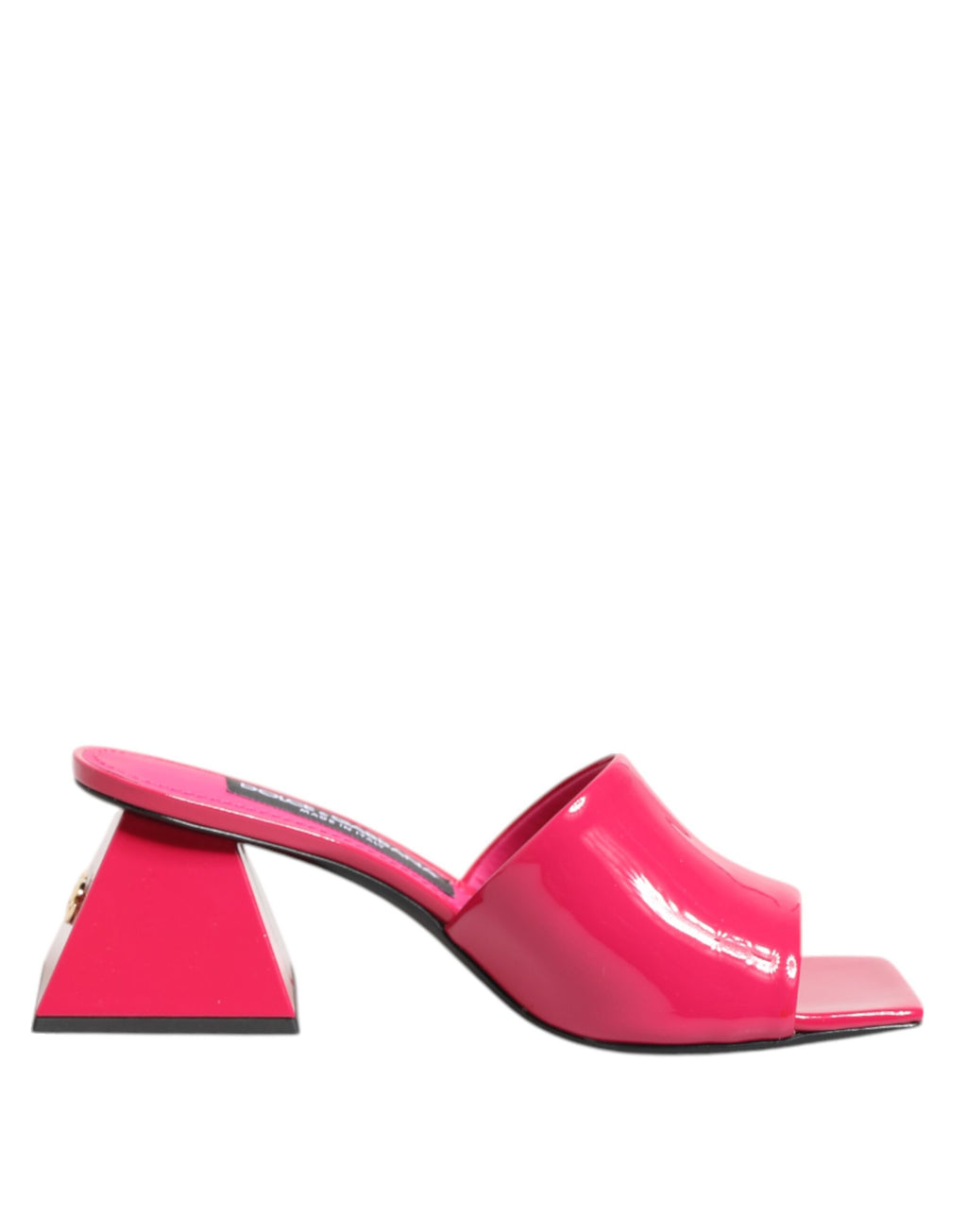 Rosa öppen tå med blockklack och mules med sandaler