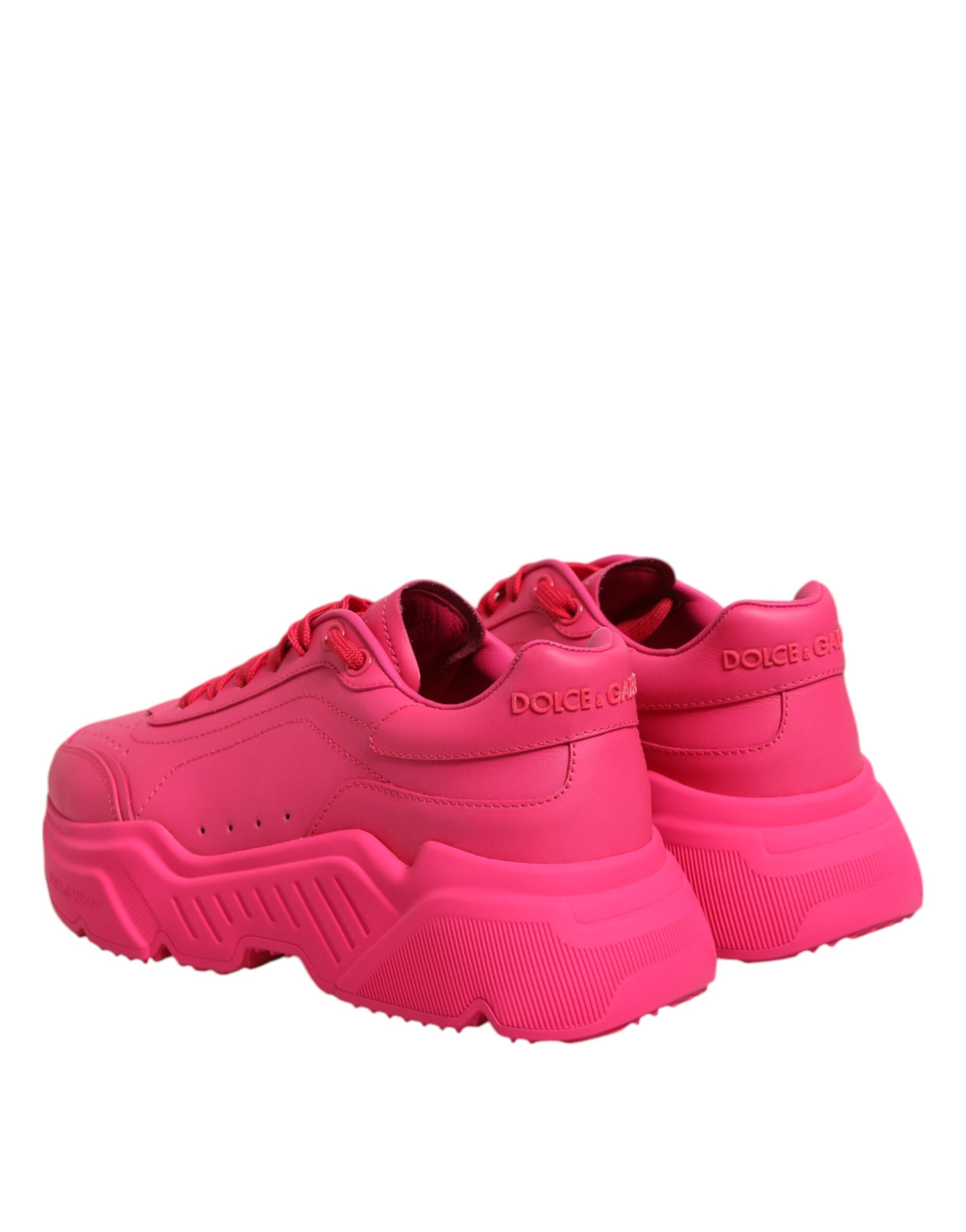 Rosa Daymaster Låga Sneakers i Läder