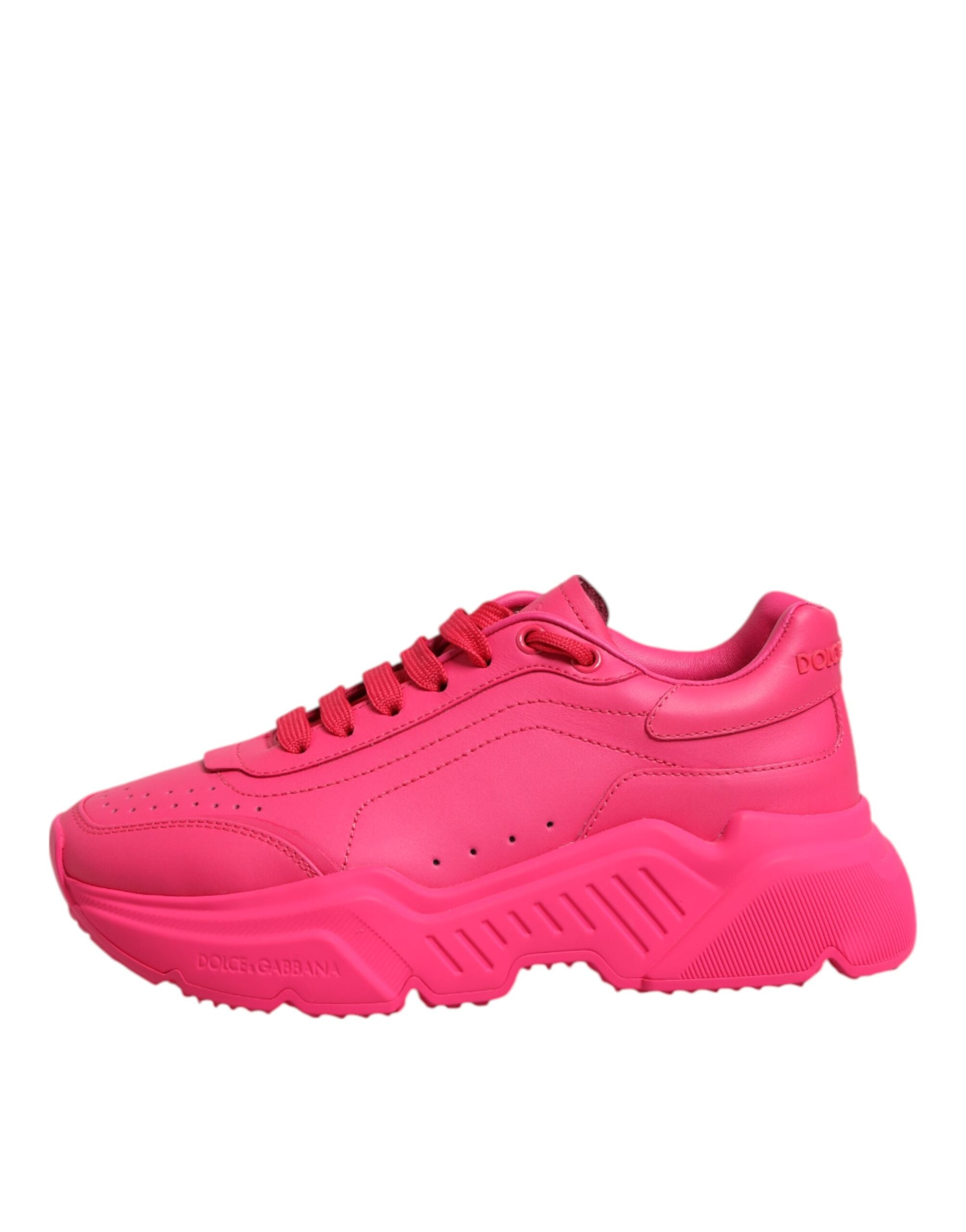 Rosa Daymaster Låga Sneakers i Läder