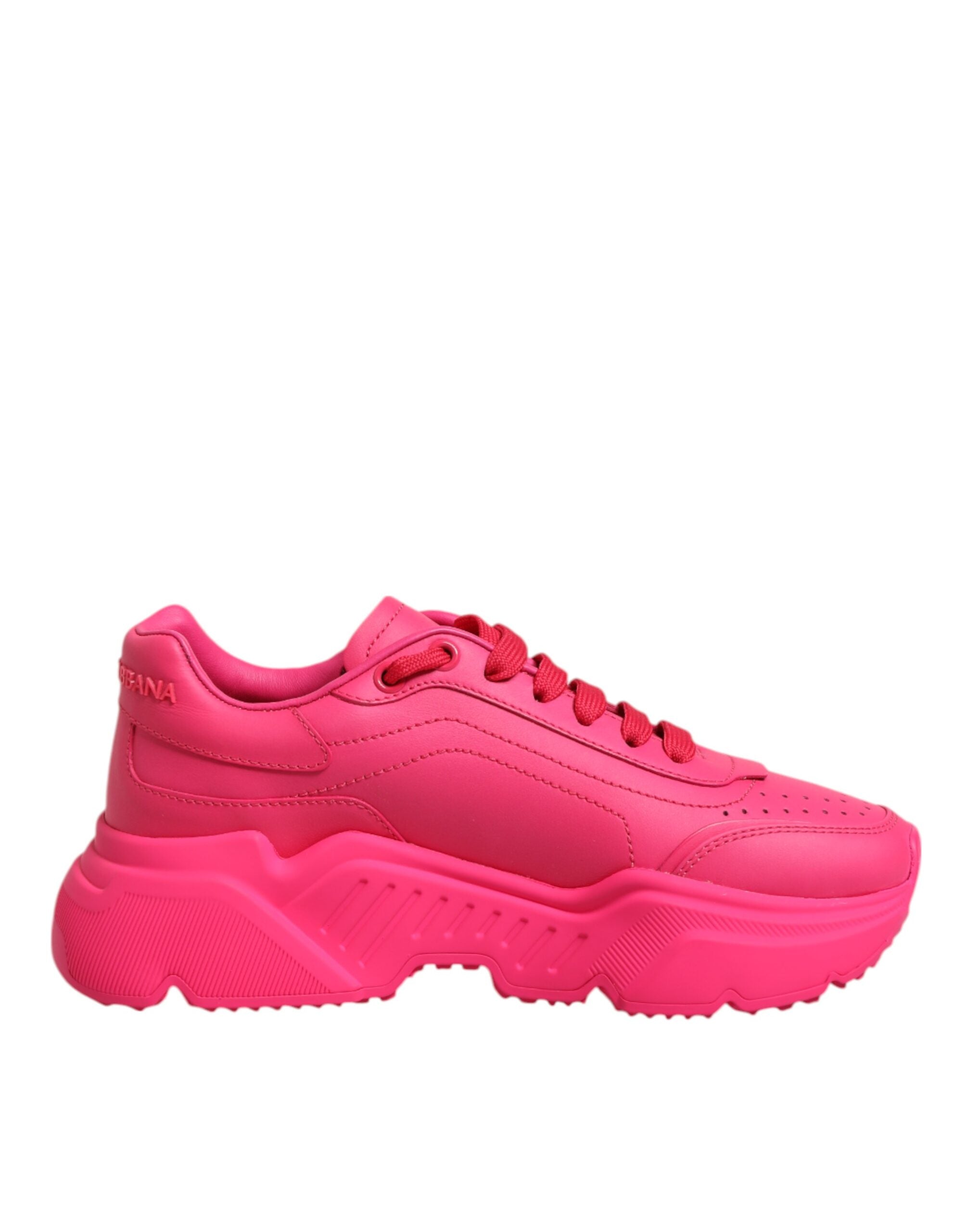 Rosa Daymaster Låga Sneakers i Läder