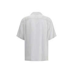 Alexander McQueen White Viscose Pattern Shirt