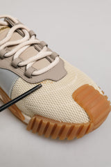 Dolce & Gabbana Beige Lace Up Low Top NS1 Men Sneakers Shoes