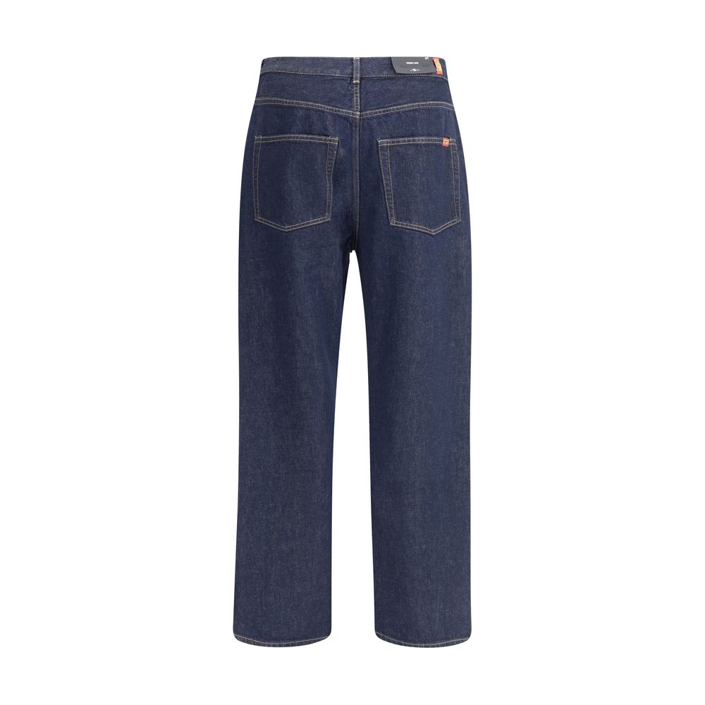 Jeans med vide ben
