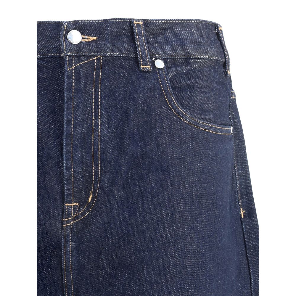 Jeans med vide ben