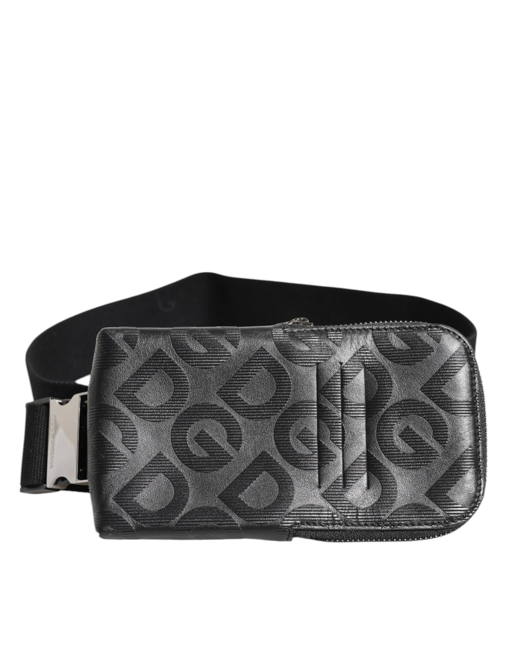 Grå DG Logo Mania Purse Phone Belt Midjeväska för män