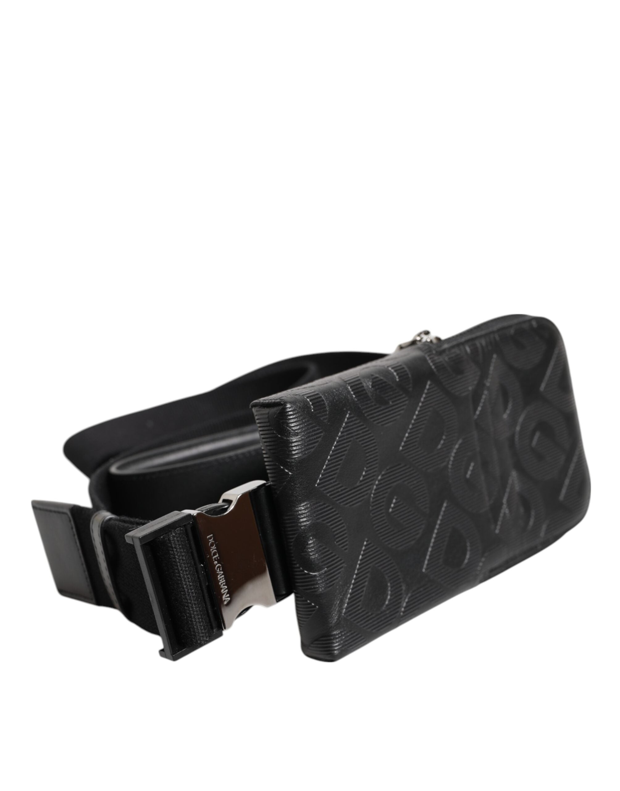 Grå DG Logo Mania Purse Phone Belt Midjeväska för män