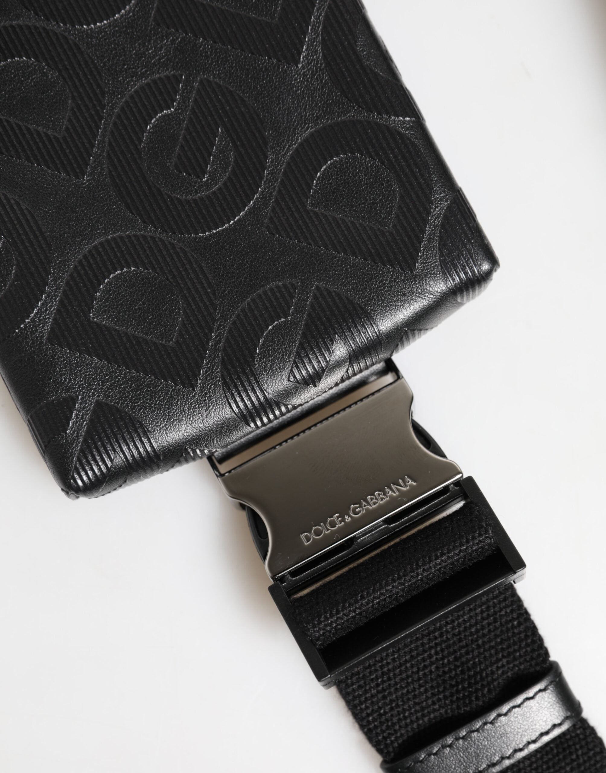 Grå DG Logo Mania Purse Phone Belt Midjeväska för män