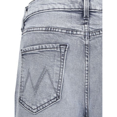 Mother Denim Gray Cotton Jeans Denim