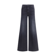 Mother Denim Black Cotton Jeans Denim